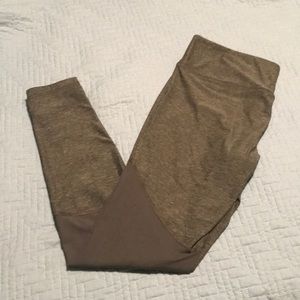 Olive/Gray workout pants
